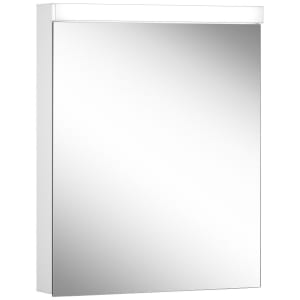 Schneider LOW plus LED Spiegelschrank LOP 60/1/LED/R 59,5 x 74,7 cm, 3000 K, Doppelsteckdose rechts, CH