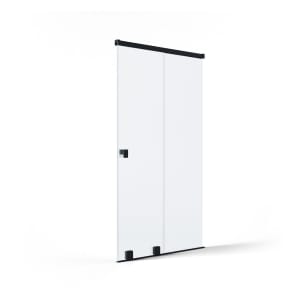 SCHÖNER WOHNEN-Kollektion FIT Schiebetür mit festem Glaselement 200 x 210 cm, Türanschlag rechts