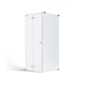 SCHÖNER WOHNEN-Kollektion FIT Drehfalttür mit Seitenwand 120 x 140 x 210 cm, Türanschlag links