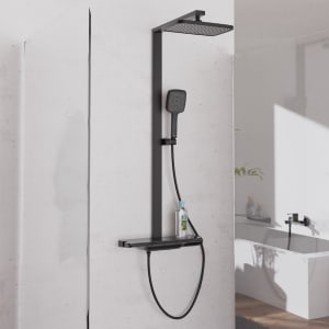 Schütte HAWAII Überkopfbrause-Set, mit Thermostatarmatur