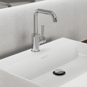 Schütte LOS ANGELES Waschtischarmatur mit Push-Open Ablaufgarnitur