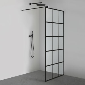 Sprinz Inloop Black Square Seitenwand 140 x 210 cm mit SpriClean