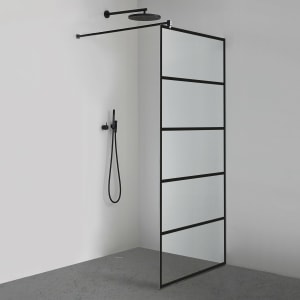 Sprinz Inloop Black Stripes Seitenwand 100 x 210 cm