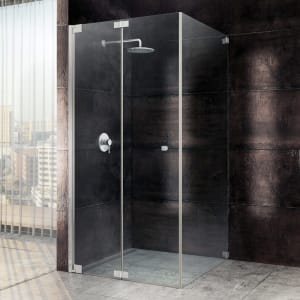 Sprinz Omega Plus Falttür mit Seitenwand 3-tlg.,  90 x 90 x 200 cm