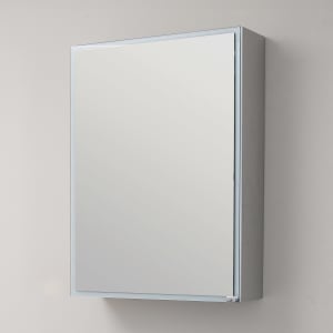 Sprinz Pure-Line Spiegelschrank Aufputz mit 1 Tür Anschlag links 50 cm