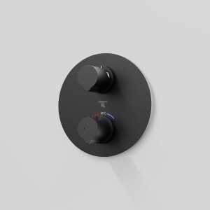 Steinberg Serie 100 Fertigmontageset für Unterputzthermostat mit 2-Wege- Umsteller