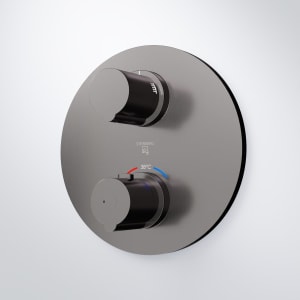 Steinberg Serie 100 Fertigmontageset für Unterputzthermostat mit 2-Wege- Umsteller