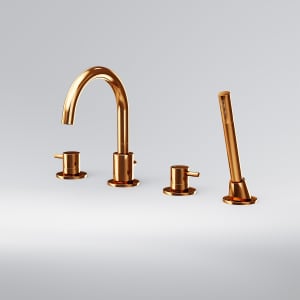 Steinberg Serie 100 4-Loch Wannenrandarmatur