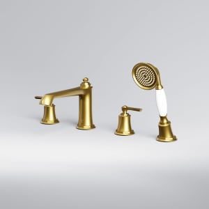 Steinberg Serie 350 4-Loch Wannenrand-Armatur