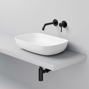 Steinberg Serie 440 Aufsatzschale eckig aus Mineo Stone 60 x 40 cm