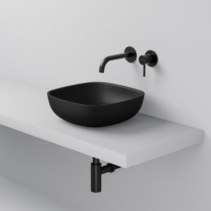 Steinberg Serie 440 Aufsatzschale quadratisch aus Mineo Stone 40 x 40 cm