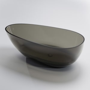 Steinberg Serie 489 freistehende Badewanne aus Polyresin 168 x 85 cm