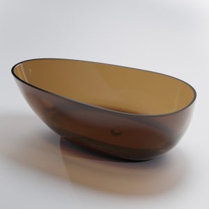 Steinberg Serie 489 freistehende Badewanne aus Polyresin 168 x 85 cm