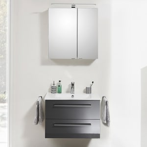 Steinkamp Life 2.0 Badmöbel Set 71 cm mit LED-Spiegelschrank