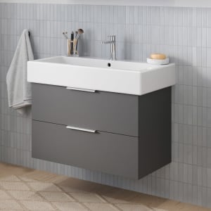 Steinkamp Living 2.0 / Duravit Vero Waschtisch mit Unterschrank 80 cm