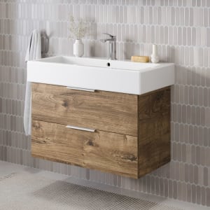 Steinkamp Living 2.0 / Duravit Vero Waschtisch mit Unterschrank 80 cm