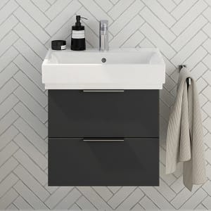 Steinkamp Living 2.0 / GROHE Cube Waschtisch mit Unterschrank 60 cm