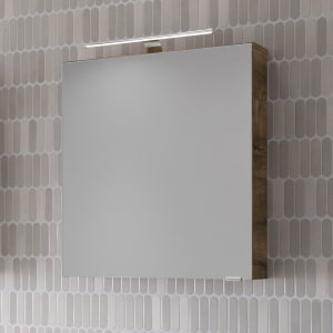 Steinkamp Living 2.0 Spiegelschrank 60 cm mit 1 Tür und LED-Aufsatzleuchte