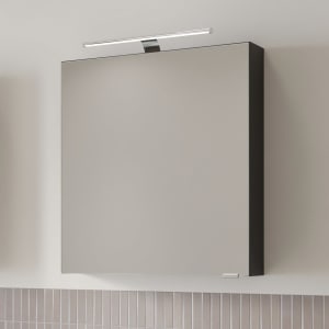 Steinkamp Living 2.0 Spiegelschrank 60 cm mit 1 Tür und LED-Aufsatzleuchte