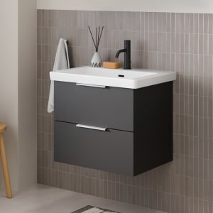 Steinkamp Living 2.0 / Villeroy & Boch Subway 3.0 Waschtisch mit Unterschrank 60 cm