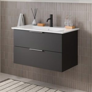 Steinkamp Living 2.0 / Villeroy & Boch Venticello Waschtisch mit Unterschrank 80 cm
