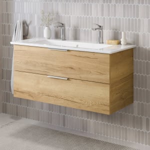 Steinkamp Living 2.0 / Villeroy & Boch Venticello Waschtisch mit Unterschrank 100 cm