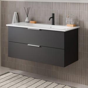 Steinkamp Living 2.0 / Villeroy & Boch Venticello Waschtisch mit Unterschrank 100 cm