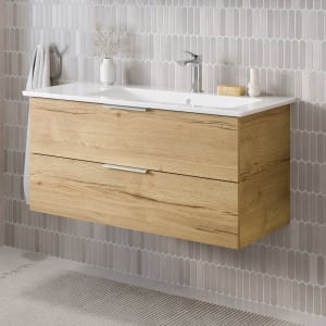 Steinkamp Living 2.0 / Villeroy & Boch Venticello Waschtisch mit Unterschrank 100 cm