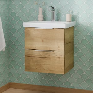 Steinkamp Living 2.0 Waschtischunterschrank 51 cm für Villeroy & Boch Subway 3.0 Waschtisch 55 cm