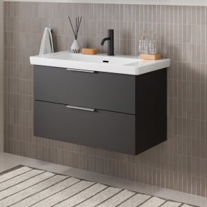 Steinkamp Living 2.0 Waschtischunterschrank 75 cm für Villeroy & Boch Subway 3.0 Waschtisch 80 cm