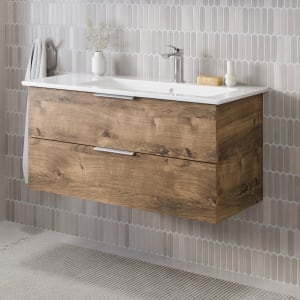 Steinkamp Living 2.0 Waschtischunterschrank 95 cm für Villeroy & Boch Venticello Waschtisch 100 cm, Becken rechts