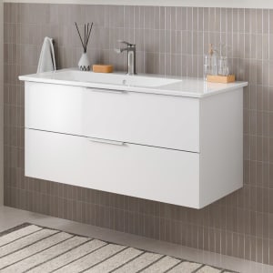 Steinkamp Living 2.0 Waschtischunterschrank für Villeroy & Boch Venticello Waschtisch 100 cm, Becken links