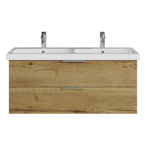 Steinkamp Living 2.0 Waschtischunterschrank für Geberit iCon light Doppelwaschtisch 120 cm