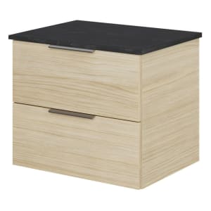 Steinkamp Living 2.0 Waschtischunterschrank mit Platte 59 cm für Aufsatzwaschtisch