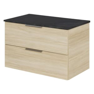 Steinkamp Living 2.0 Waschtischunterschrank mit Platte 79 cm für Aufsatzwaschtisch