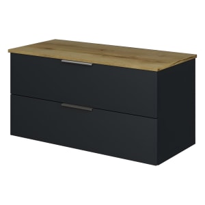Steinkamp Living 2.0 Waschtischunterschrank mit Platte 99 cm für Aufsatzwaschtisch