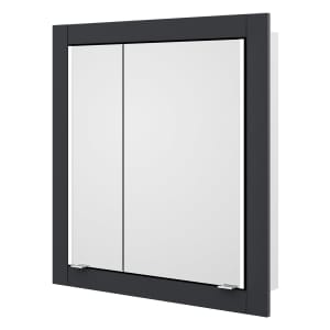 Steinkamp Value Einbauspiegelschrank 76,5 cm mit 2 Türen und LED-Beleuchtung