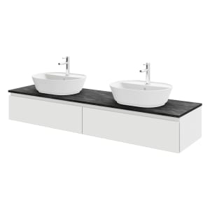 Steinkamp Value Waschtischkonsole 181 cm für 2 Waschtische, mit 2 Auszügen