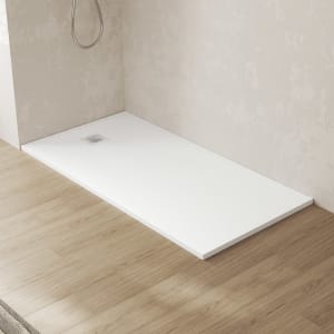 Steinkamp Sense Mineralguss-Duschwanne 160 x 80 mit rutschhemmender Struktur inkl. Ablaufabdeckung