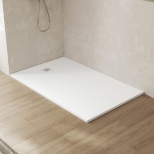 Steinkamp Sense Mineralguss-Duschwanne 160 x 100 mit rutschhemmender Struktur inkl. Ablaufabdeckung