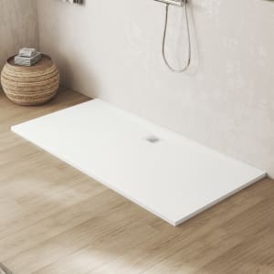 Steinkamp Sense Mineralguss-Duschwanne 180 x 90 mit rutschhemmender Struktur inkl. Ablaufabdeckung