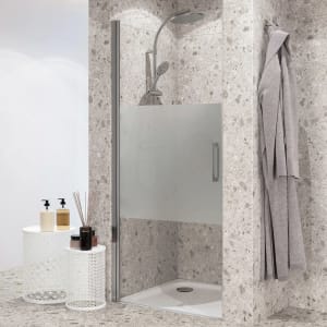 Sturotec 3020 Pendeltür für Nische 90 x 200 cm mit Nano-Beschichtung, Anschlag links