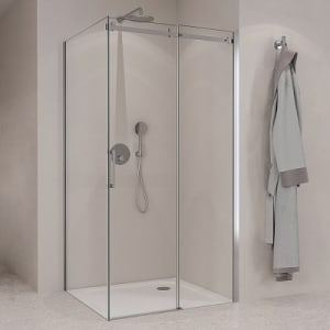 Sturotec 3070 Seitenwand 90 x 200 cm mit Nano-Beschichtung zur Kombination mit einer Schiebetüre