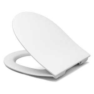 Sturotec 2140 WC-Sitz Slim mit Absenkautomatik, passend für Geberit Renova/Acanto/I-con XS/4U, Duravit Durastyle und Vitra Sento