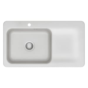 Systemceram Keradomo Juna 90 Einbauspüle links mit Handbetätigung