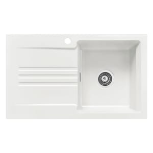 Systemceram Keradomo Kara 85 F Spüle für flächenbündigen Einbau mit Handbetätigung