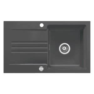 Systemceram Keradomo Kara 85 F Spüle für flächenbündigen Einbau mit Excenterbetätigung