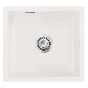 Systemceram Keradomo Mera 51 F/o Spüle für flächenbündigen Einbau mit Handbetätigung, ohne Hahnlochbohrung