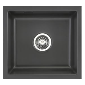 Systemceram Keradomo Mera 51 F/o Spüle für flächenbündigen Einbau mit Handbetätigung, ohne Hahnlochbohrung