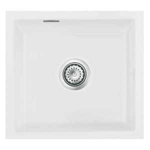 Systemceram Keradomo Mera 51 F/o Spüle für flächenbündigen Einbau mit Excenterbetätigung, ohne Hahnlochbohrung